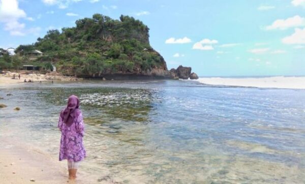 Bagaimana Akses Jalan Menuju Lokasi Pantai Nguyahan Gunung Kidul, Hari Ini Buka Atau Tutup?