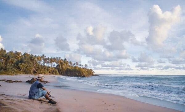 Potret Indahnya Lokasi Pantai Cibuaya di Desa Ujung Genteng Kabupaten Sukabumi Jawa Barat